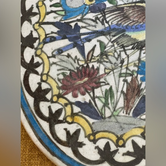 Large Antique Persian Qajar Tile never used - Picture 9 of 9